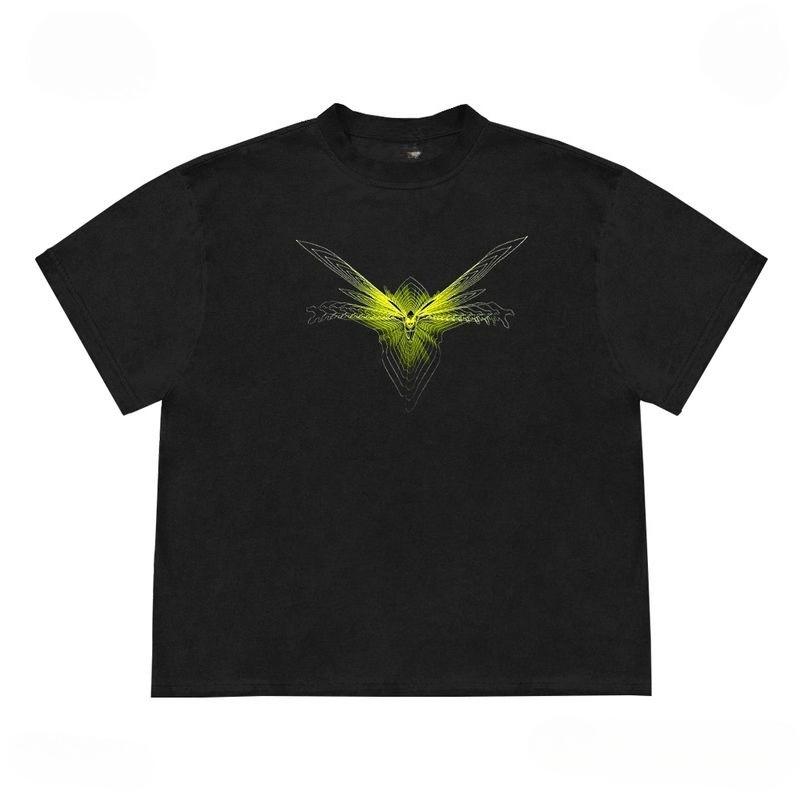 

Insect Graphic Print Autumn Pure Cotton Men s and Women s T-shirt Short Sleeve Street Fashion Trend Clothing Vintage Y2k Top S