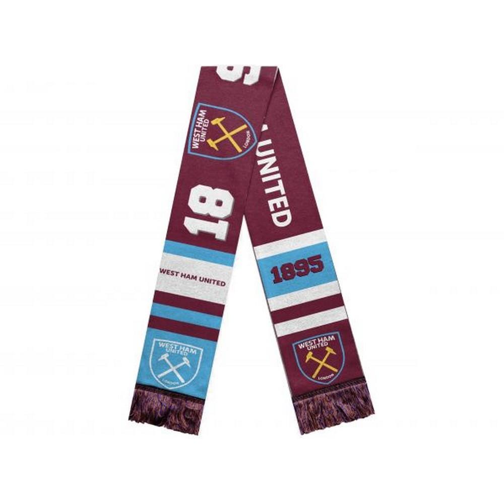 West Ham United FC Retro Jacquard Scarf
