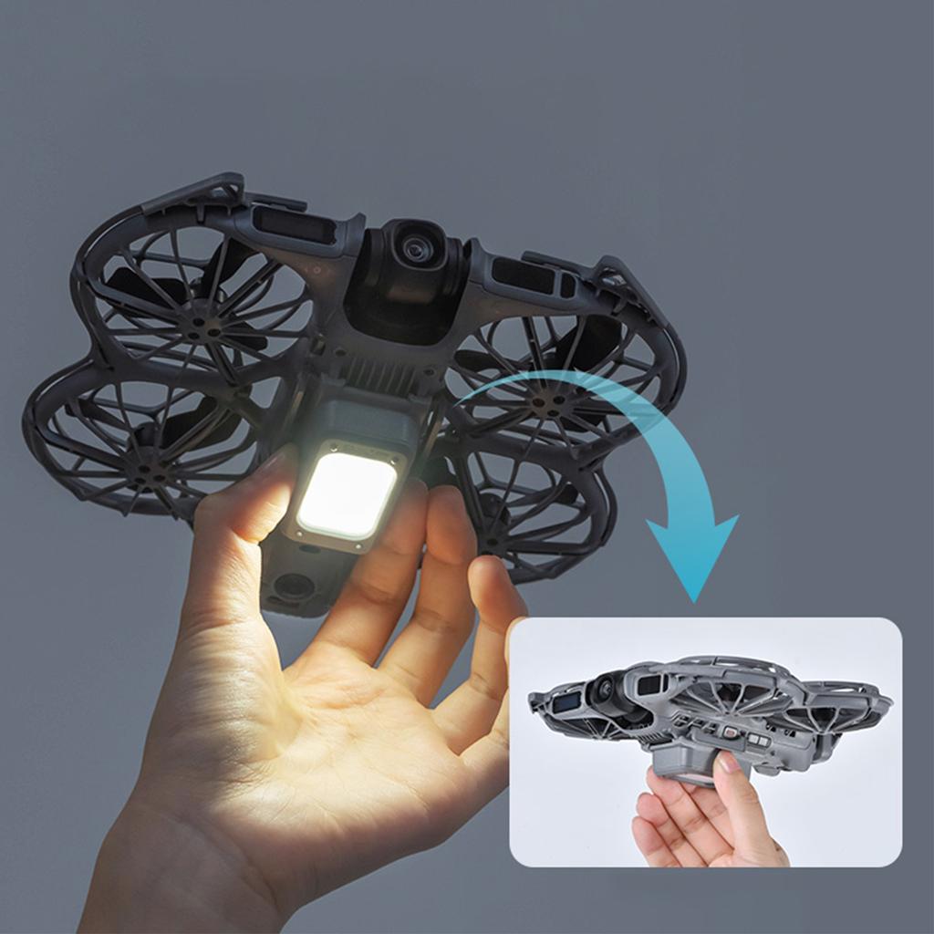 Night Flight Navigation Light with Flash LED Lights Foldable Landing Gear Protector Kit for DJI NEO 2 Drone Accessory