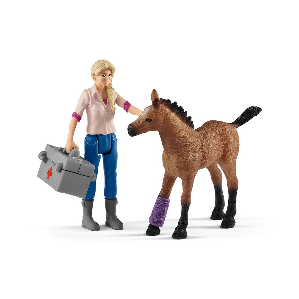 Schleich Farm World Doktor og Hest Figur 42486
