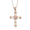 European and American Style Pendant with Cross and Diamond Necklace Exquisite