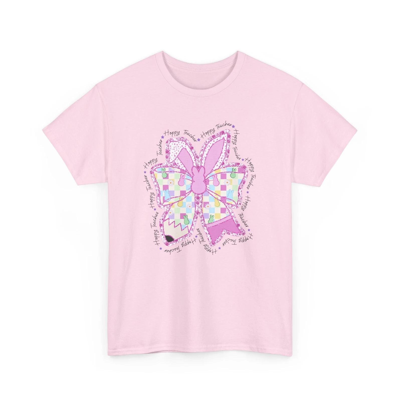 easter teacher bow Shirt | Creative Classroom T-Shirt | Unique Teacher Outfit 4XL