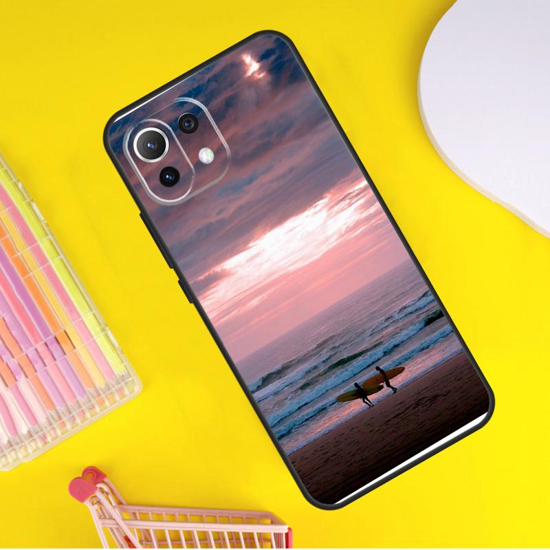Surfer Surf Hang Loose Shaka Cover For Xiaomi 14 13 Ultra 11T 12T 13T 14T Pro POCO X7 Pro X3 X5 F3 F5 F6 M6 X6 Pro Case