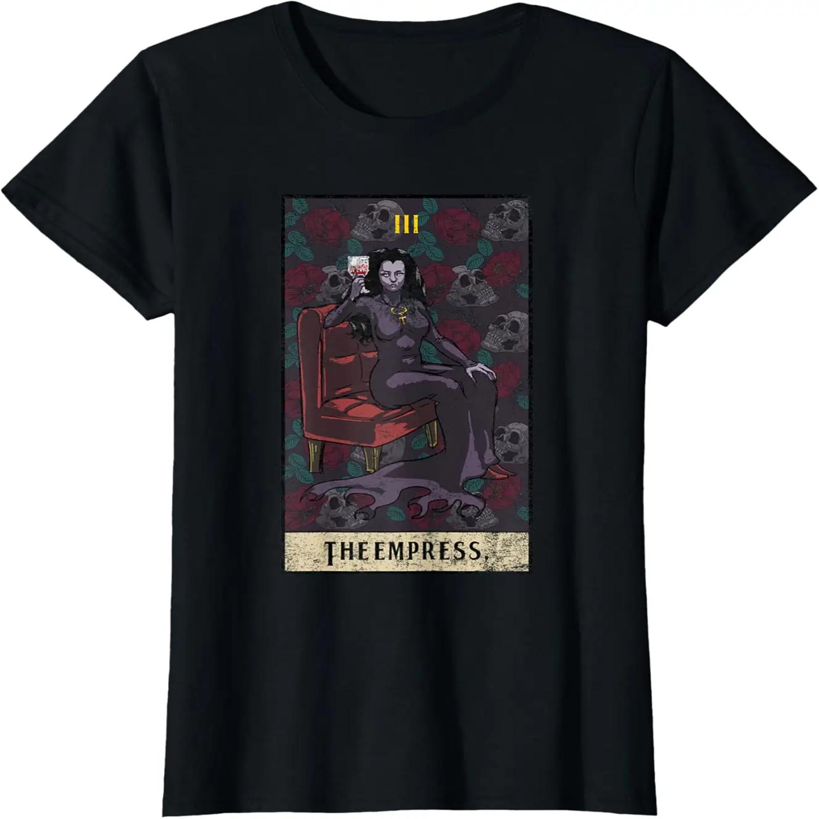 The Empress Goth Retro Dark Side Ghoulish Goth Lover Gift T-Shirt XXXXXL разноцветный