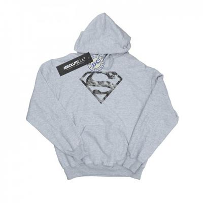 Mens Superman Marble Logo Hoodie