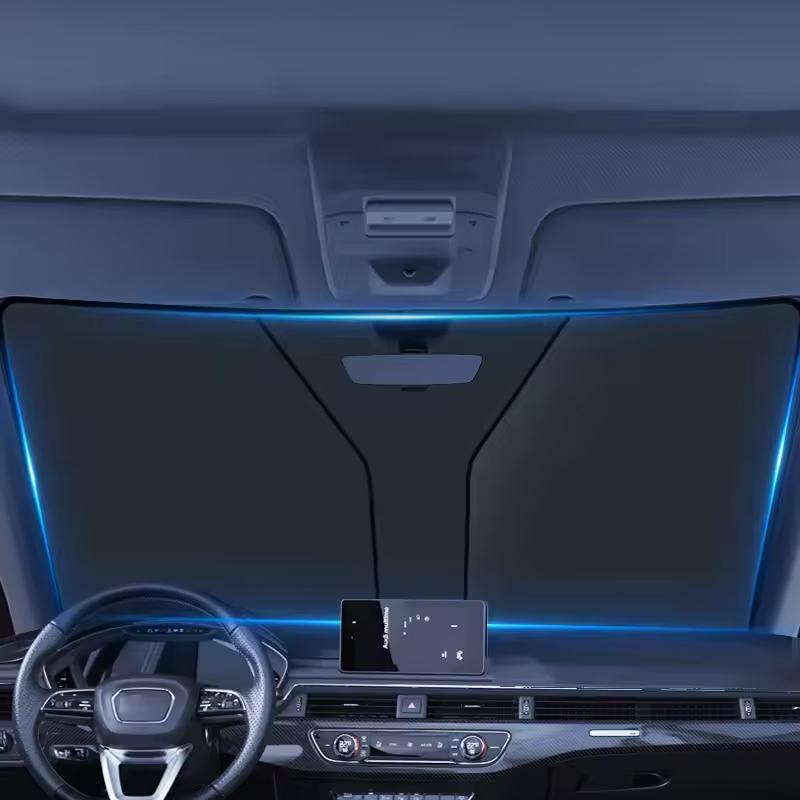 Car Windshield Sunshade for KIA K5 Forte Sportage Sorento Seltos Stinger Front Window Sun Shade Heat Insulation Auto AccessoriesWindshield Sunshades