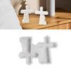 3D Boy Girl Cement Molds Handmade Cement Concrete Molds Cross Silicone Mold  Home Table Decoration