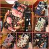 Kickstand Durable Phone Case For ZTE Blade A71/Optus X Swift 5G Back Cover Soft case Flower Fashion Design Lanyard Ring