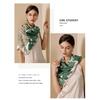 CIC Women Twill Satin Polyester Silk Feeling Square Hair Wrapping Square Scarfs Spring