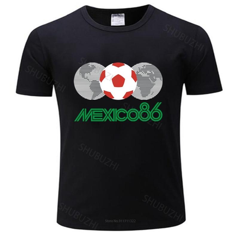 mens short sleeve t shirt Mexico 86 T-Shirt  Cotton 1986 men's top tees fashion tee-shirt male summer tops