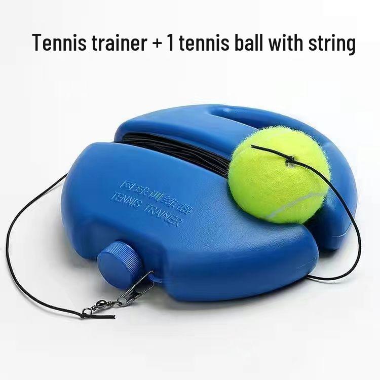 Tennis Trainer Solo Practice Device with Elastic Rope for Beginners