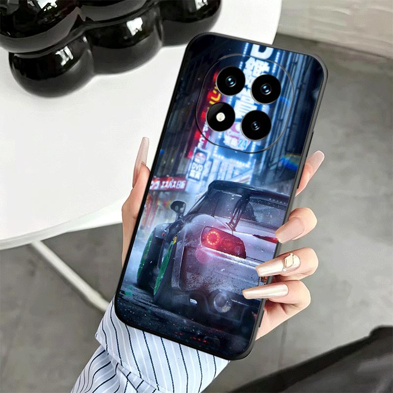 Japan JDM Sports Cars Theme Soft Phone Case for Xiaomi Redmi Note 12 13 14 15 Pro Plus 11 12S 11S 11T 10 4G Black Cover Back She