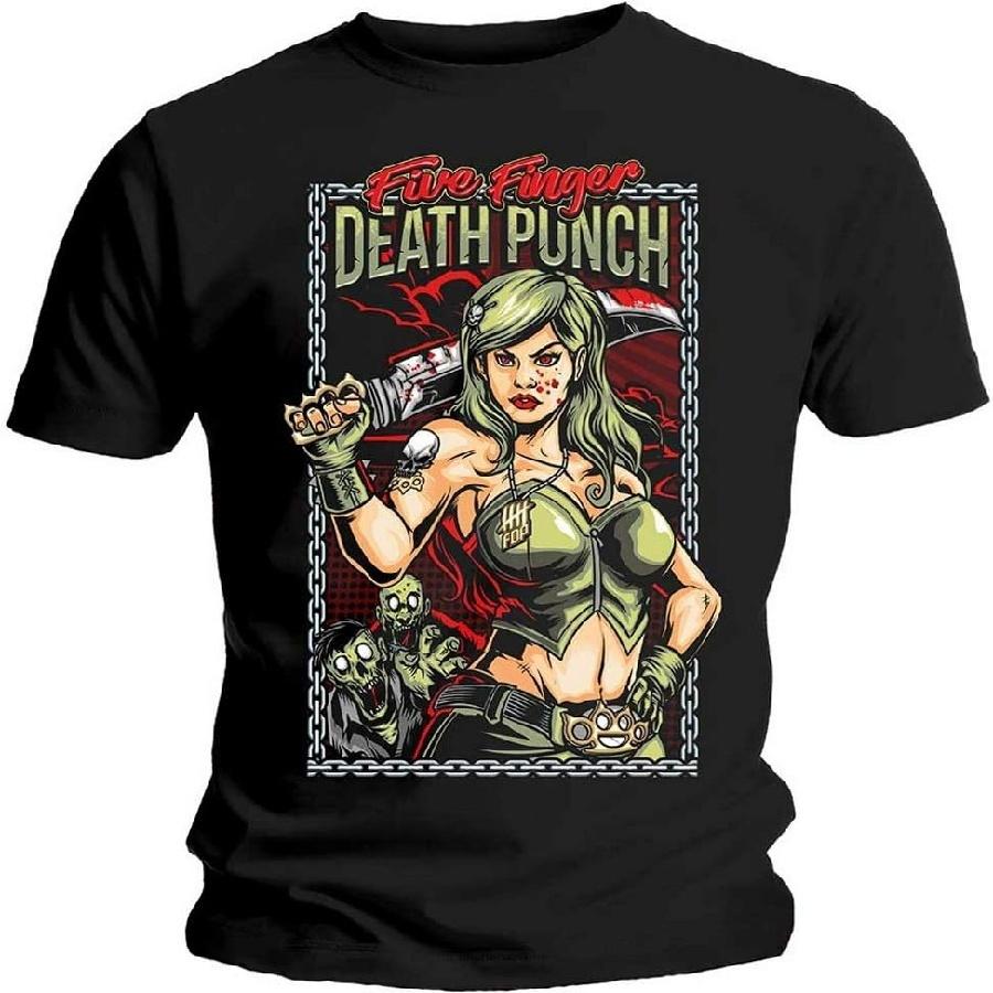 Five Finger Death Punch  Assassin  (Black) T-Shirt (xx-Large) XXXXXL чёрный