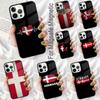 Denmark Flag Soft Phone Case for iPhone 17 Air 16e Pro Max 15 Pro 13 14 Plus 11 12 MagSafe Magnetic Coque