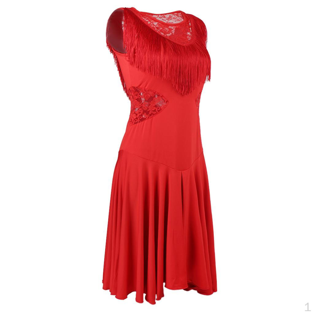 Elegantes ärmelloses Latein-Tanzkostüm für Training und Auftritt