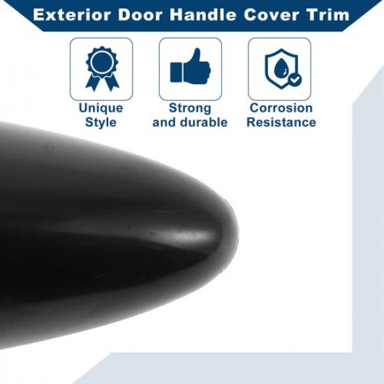 Exterior Door Handle Cover Trim for Kia Optima 2011-2016 Black 1 Pcs