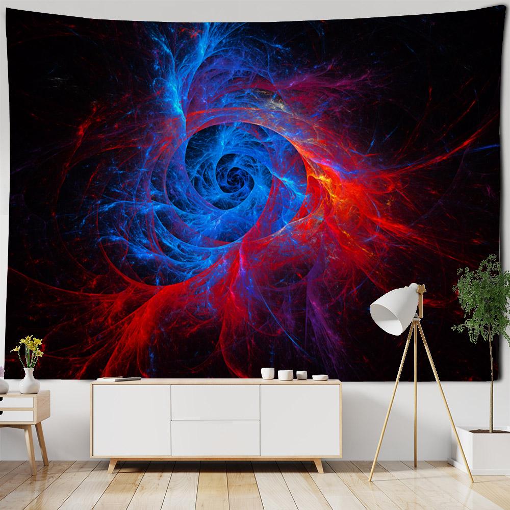 Starry Landscape Tapestry Hippie Bohemian Wall Hanging Cloth Living Room Dormitory Home Decoration Background Poster