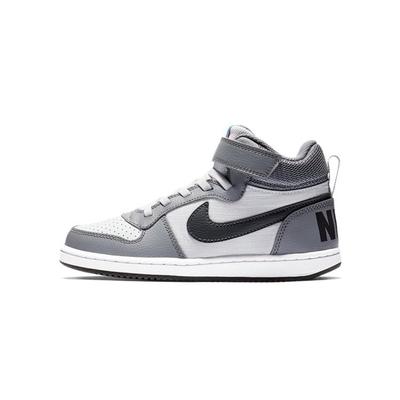 Court Borough Mid PS Cool Grey/Pure Platinum/Photo Blue/Anthracite Kids Sneakers 870026-009