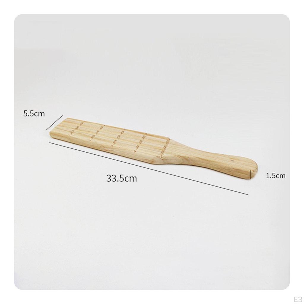 Solid Wood Pottery Mallet Wooden Clay Paddle Smooth Finish Shaping for Potters,