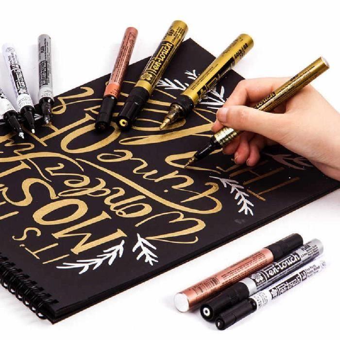 Set de 4 feutres Pen Touch pointe fine 1 mm de Sakura