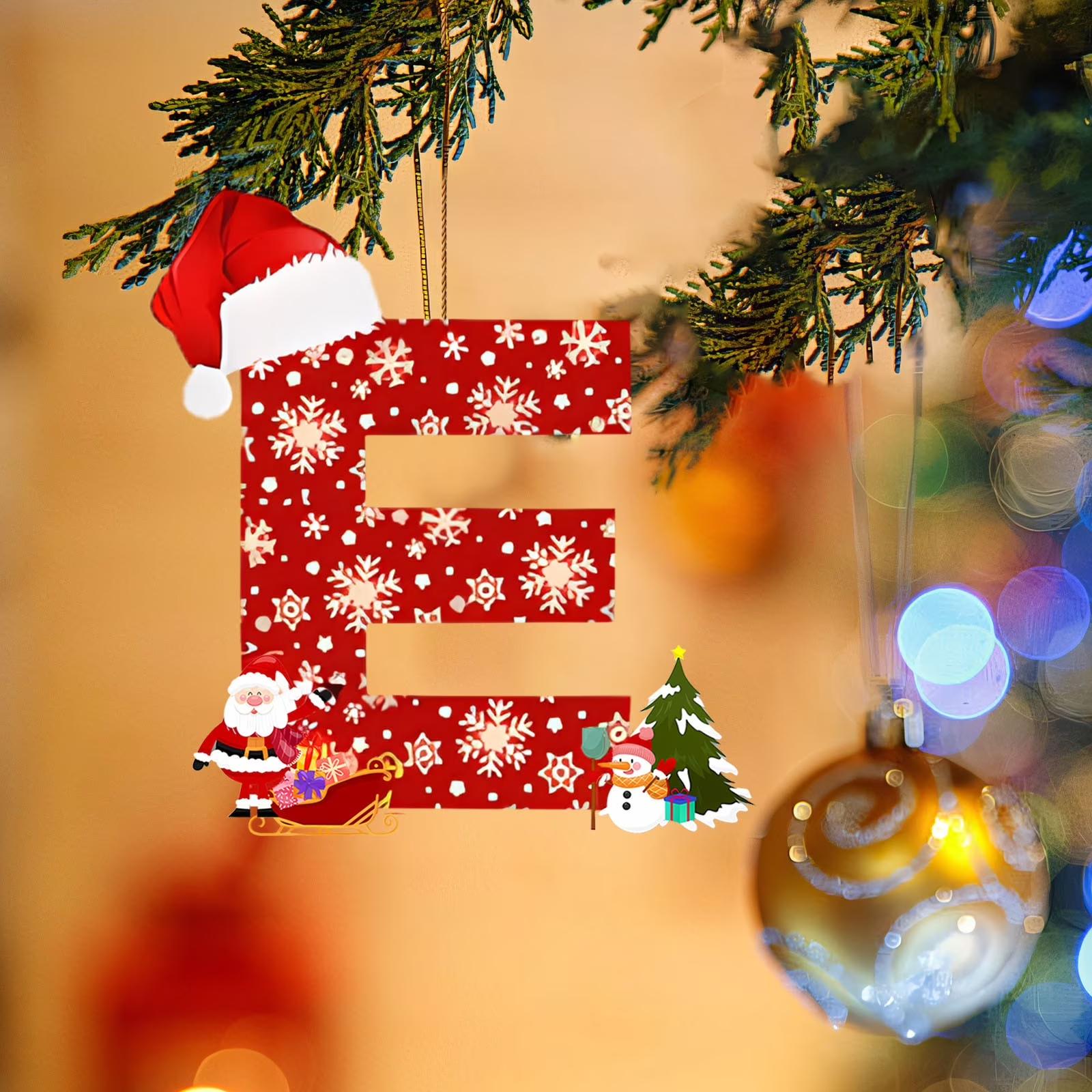 

Рождественское украшение Подвеска Рождественская елка Бирка Тематическая вечеринка Поделки Орнамент One Size