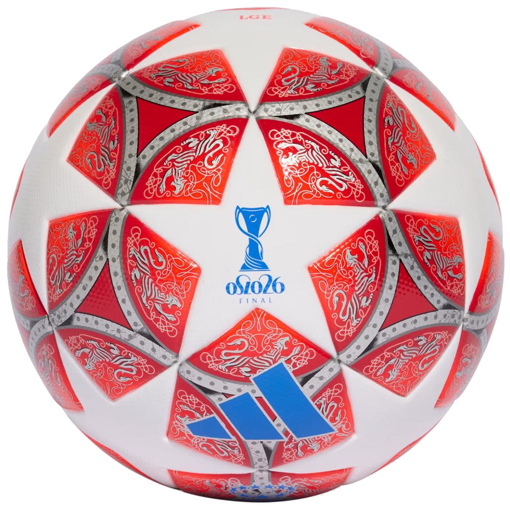 adidas UEFA Womens Champions League FIFA Quality Ball, Womens red Football