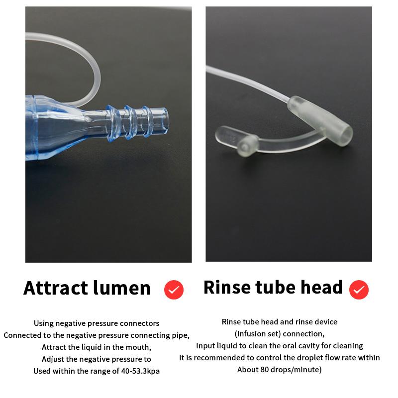 Flush Suction Type Medical Sponge Toothbrush Icu Suction Tube Oral Care Single Use Suction Cleaning Hygiene Bedridden Patient