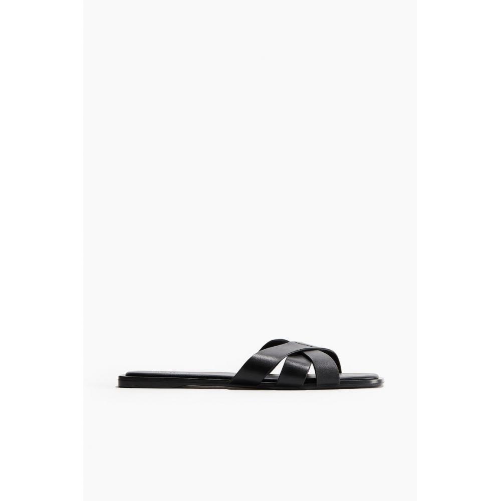 

Кожаные сандалии HM черные