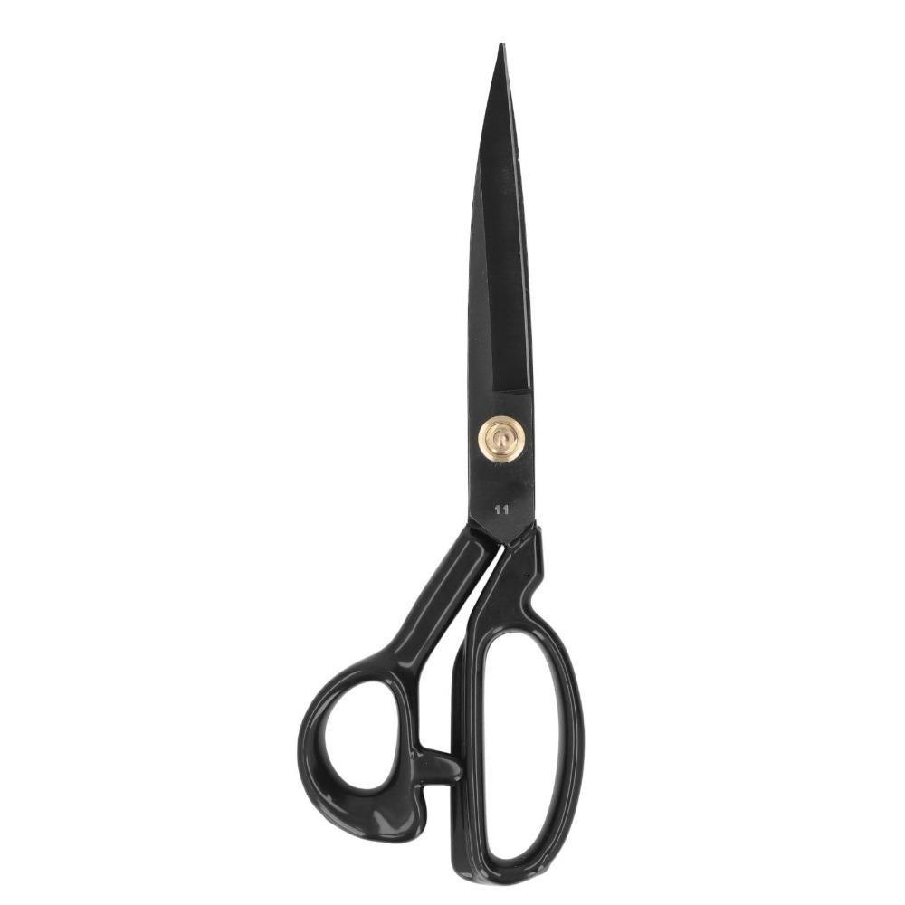 11 Inch Fabric Scissors Black Tailor Scissors Sharp Fabric Tailor Shears For Leather Cutting