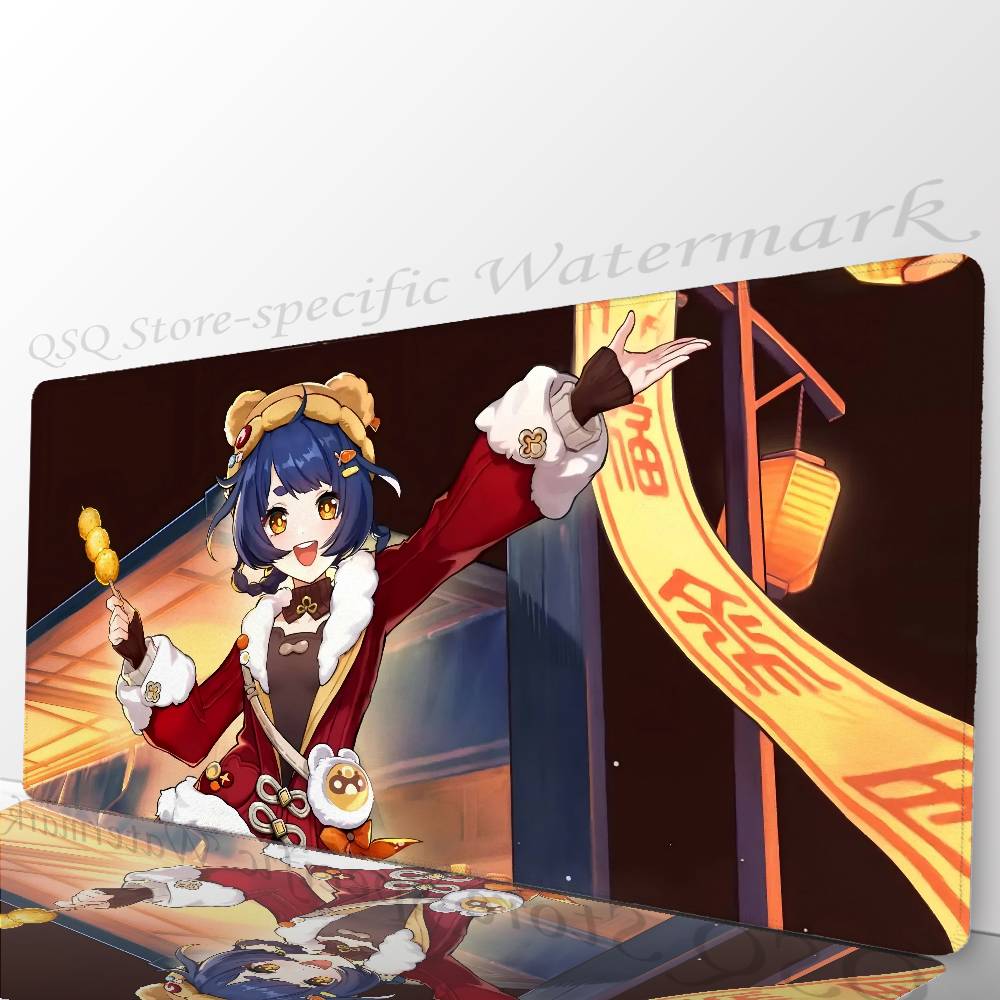 Mao Xiangling Anime Genshin I-Impact Game Mousepad Non-slip Suitable For Office Computers Laptops E-sports Game Desk Mats XXL K