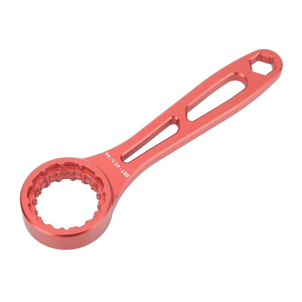 Fahrrad Tretlager Schlüssel Aluminiumlegierung Universal Hohl Fahrrad Tretlager Schraubenschlüssel für Reparatur Rot