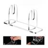 2/3Pcs Stylish Acrylic Handheld Fan Rack Clear Folding Fan Desktop Display Stand Shelves for Easy Assembly and Storage