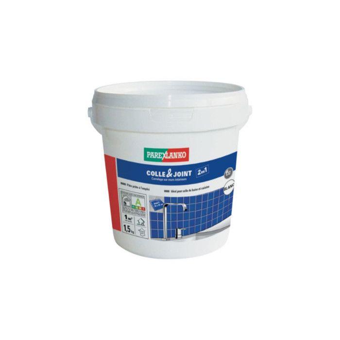 Colle &amp; joint en pâte - BLC - 1.5kg - Hydrofuge - Fongicide - Adhérence renforcée