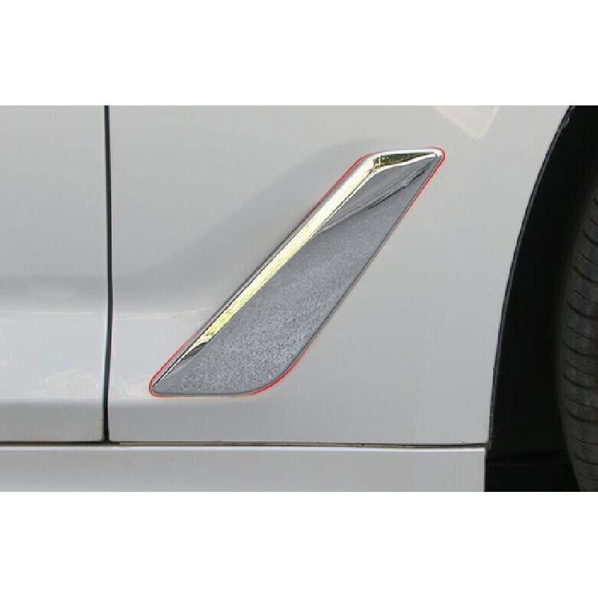 Fit For BMW 5 Series G30 2018- ABS Chrome Vent Cover Fender Decor Cover Trim