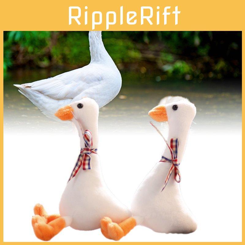 Cute Goose Plush Keychain Adorable Miniature Stuffed Animal Bag Charm 18cm