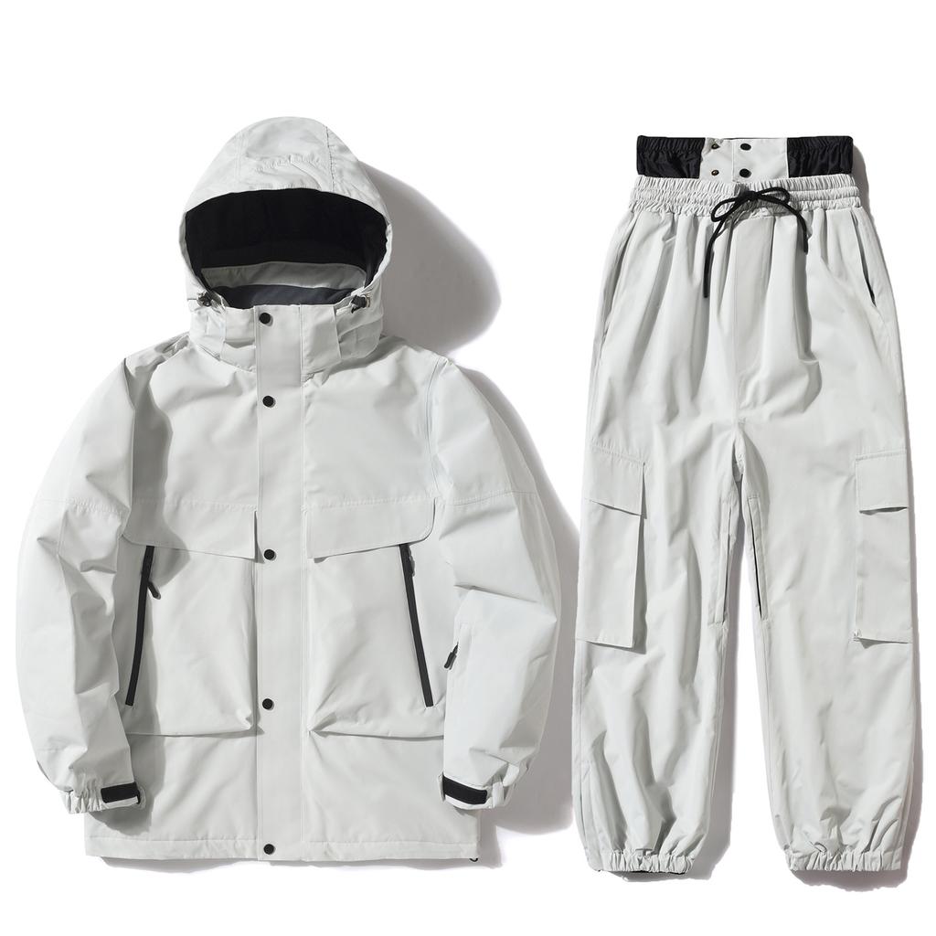 Skibekleidung Herren und Damen Winter Outdoor wasserdicht winddicht verdickt warm verdickt Snowboard Snowboarding Kleidung Skianzug Set