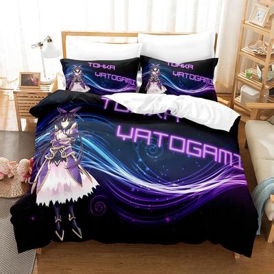 New Date A Live Tokisaki Kurumi Bedding Set Single Twin Full Queen King Size Bed Set Aldult Kid Bedroom Duvet Cover Sets Anime