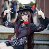 Impact Hutao Cosplay Costume Shoes Uniform Wig Chinese Style Halloween Costumes for Women Game Hu Tao
