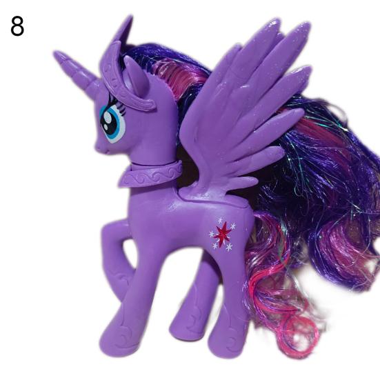 1Pc 14cm My Little Pony Moon Princess Action Figure PVC Doll Kids Toy Collection
