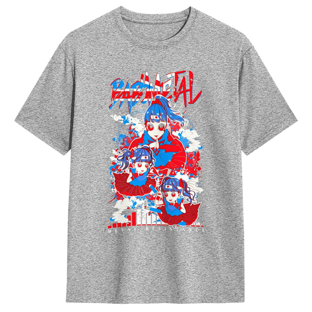 Babymetal World Tour 2026 T Shirt Beach  Cotton T Shirts For Male Hipster Design Tee Shirt ShortSleeved Streetwear Clothing