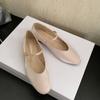 Fashion SUOJIALUN 2025 Autumn Women Flat Shoes Fashion Round Toe Ladies Elegant Mary Jane Shoes  Soft Flat Heel Outdoor Casual Single Sh