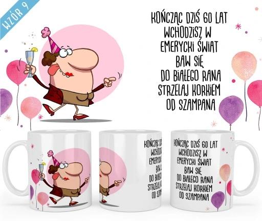 Kubek Z Nadrukiem Dla Emeryta Emerytki Śmieszne