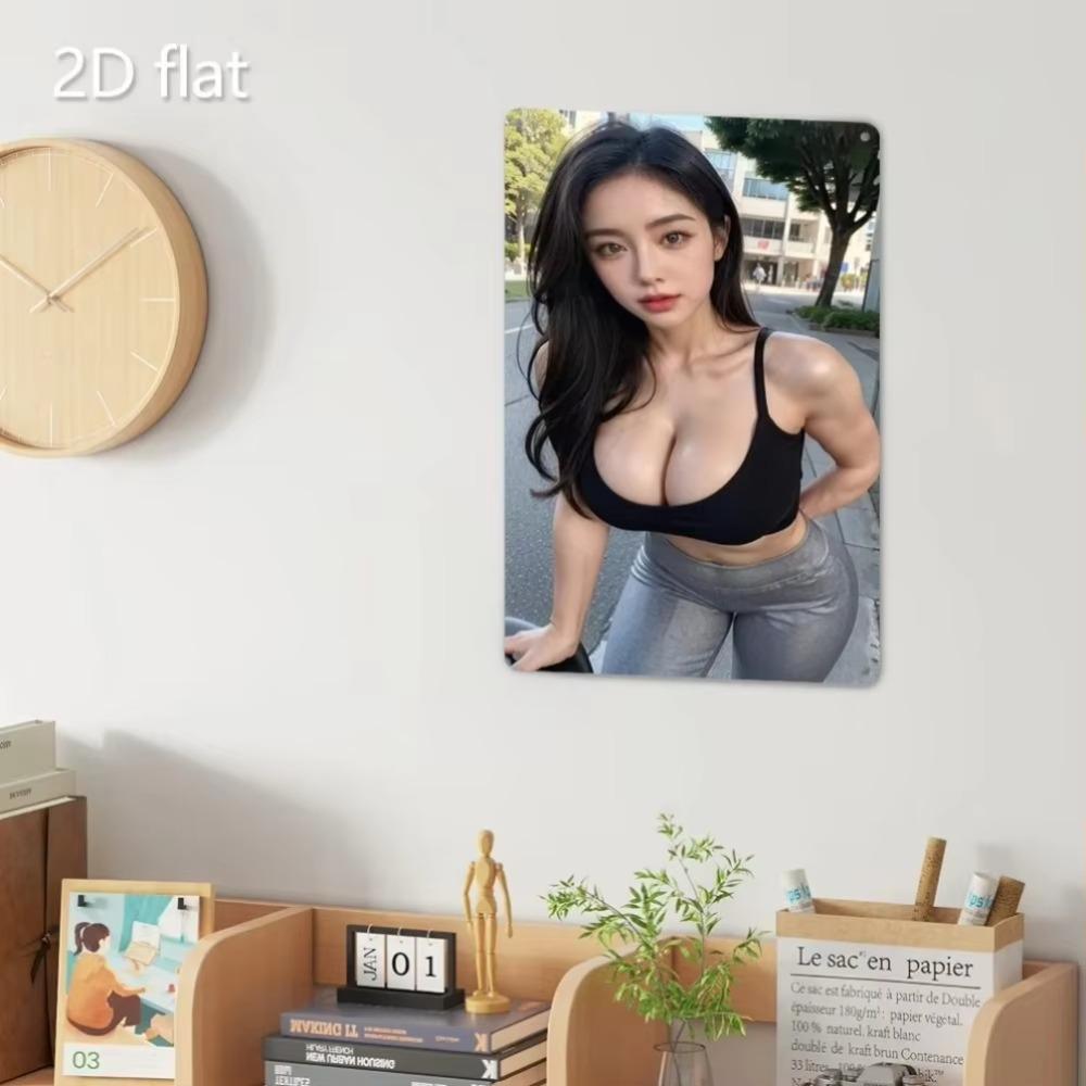 VIVITORY Vintage Tin Sign Metal Wall Art Indoor Outdoor Rustic Decor