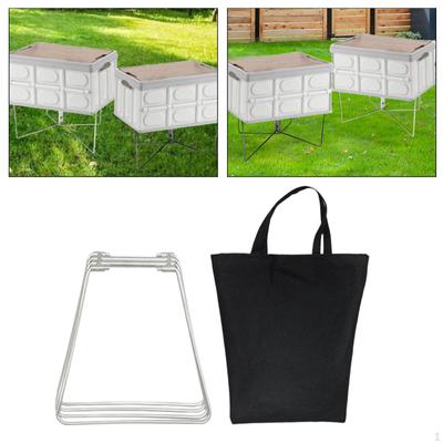 Foldable Cooling Rack Luggage Lightweight Stable Camping Furniture Fridge Ice Box Holder for