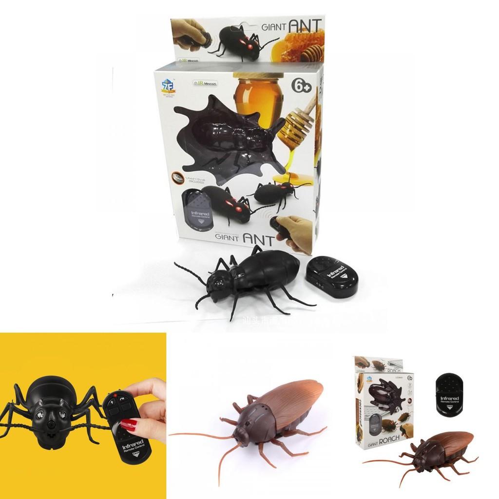 Scarafaggio Giocattolo Realistico con Telecomando Scherzo Creativo Plastica Infrarossi Animale Domestico