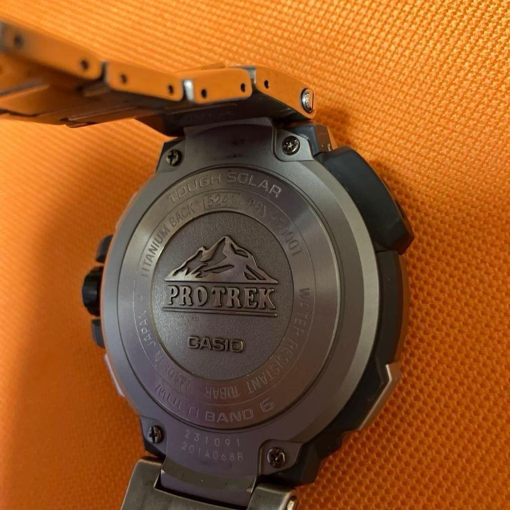 Used CASIO Casio PRX7000T Protrek Radio Solar *Currently undergoing manufacturer repair