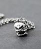 Sterlingworth Crying Baby Skull Silver Pendant