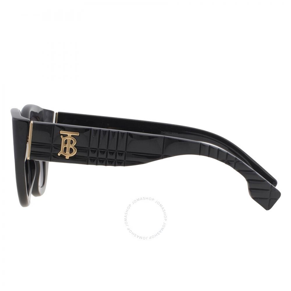 Burberry Meadow Grey Gradient Oval Ladies Sunglasses Be4390 30018g 47