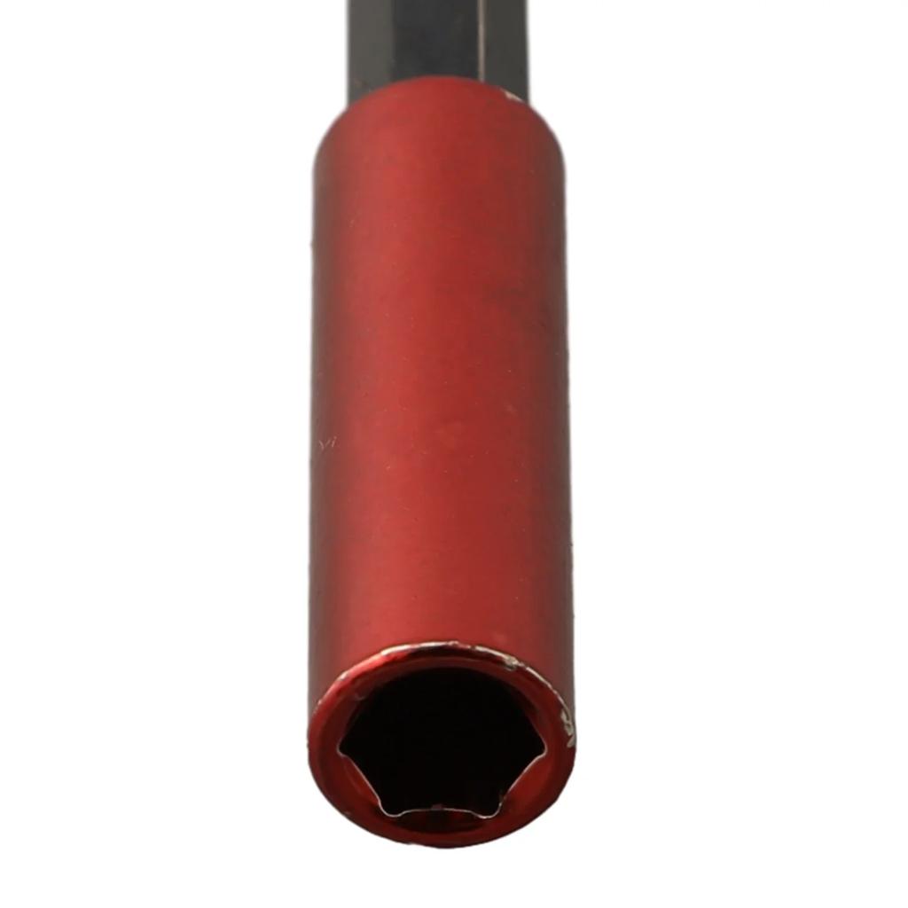 1x 50-300mm Quick Release Bit Holder 1/4" Screwdriver Drill Bit Holder Magnetic Hex Shank Extension Rod Socket For Screw Bits