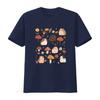 Adorable Guinea Pig And Mushroom Print T Shirt For Mom Lovers With Cottagecore Style Vintage Casual Fashion Unisex